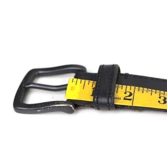 Levi's DARK BROWN GENUINE LEATHER 1.5"Wd STITCH CASUAL DRESS WOMEN'S BELT M (P8 - Picture 9 of 14